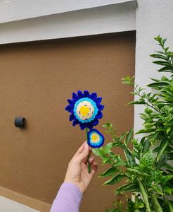 Crochet Vab Gogh Flower