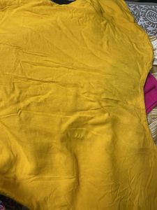Yellow Cotton Kurta