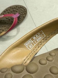 Pink &amp; Brown Flip Flops