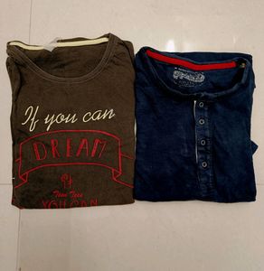 Cotton Men Tshirt Set Of 2