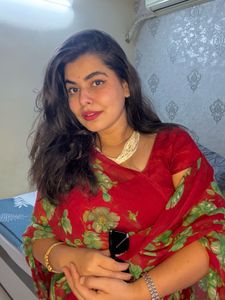 Elegant Red Floral Saree