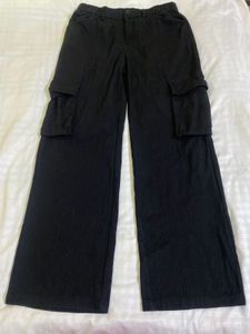 Denim Black Cargo Pants Waist 30