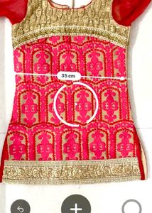 Girls elegant kurta salwar set