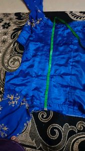 Robbin Blue full gown, gerogette,inner satin