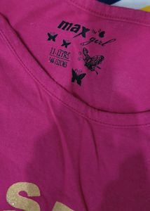 Girls Pink Tshirt