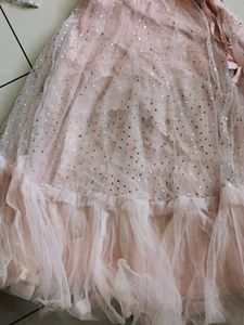 baby pink lahenga choli