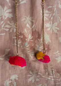 Pom Po Earrings