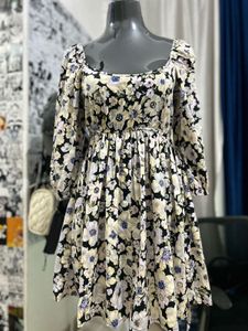 Floral Print Mini Dress