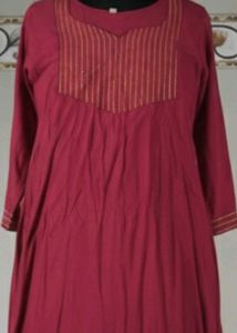 Elegant Maroon Kurta women