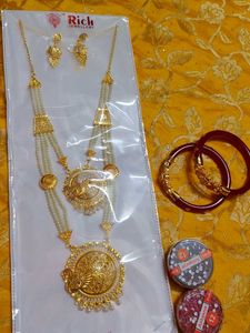 Elegant Gold Plated Jewelry Set