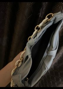 Baby Blue Shoulder Baguette