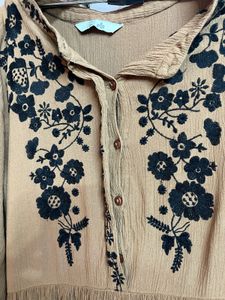 Boho Embroidered Dress