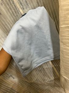 Cute Light Blue Crop Top