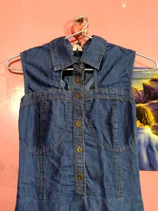 ( Worn Once) Denim Dress!