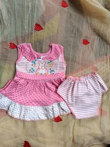 Baby Girl Dress Cotton Blend Upto 1 Years Old