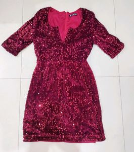 Shein Velvet Party Dress M