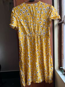 Yellow Floral Dress