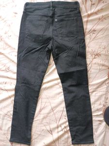 Skinny Fit Crop Cotton Jeans From H&M