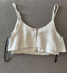 Forever 21 White Crop Top