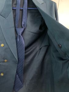 Classic Blue Suit &amp; Tie Set