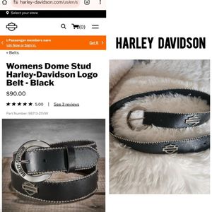 Harley-Davidson Logo Studded Belt