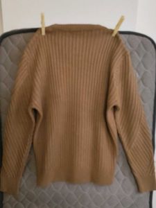Korean Brown Knit Sweater unisex