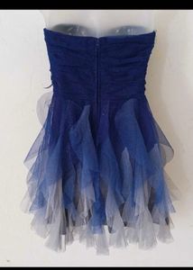 Blue Tulle Party Dress