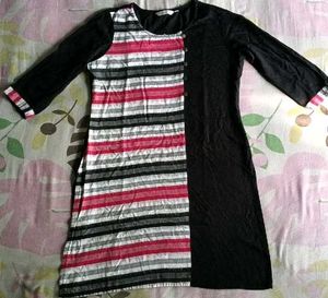 Striped Color Block Dress