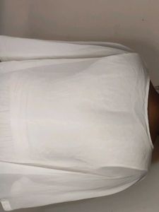 White Cape Top