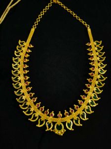 Premium Quality Green Palakka Necklace