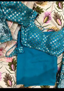 Backless Design Saree