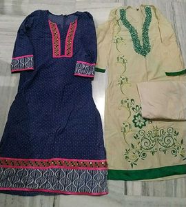 Set Of 2 Kurta With Leggings Old