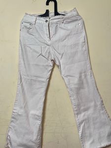 White Flared Jeans
