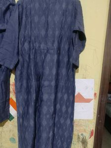 Blue Embroidered Kurta Set