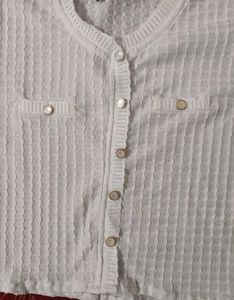White Korean Top