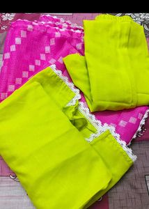Lime Green Kurta Set