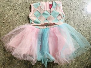Maya Pink and Blue Tutu Dress