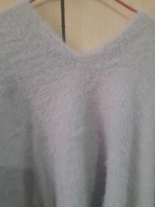 White Furry Top