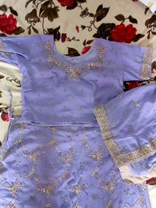 Lavender Lehenga Choli Set