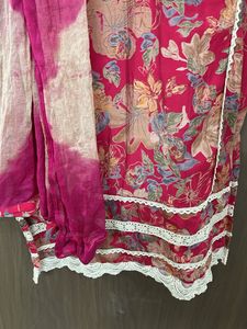 heavy Floral Print  3 pcs suit for M &amp;