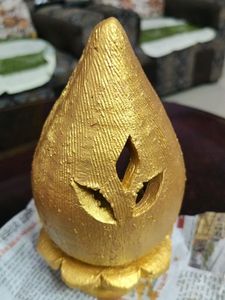 Golden Temple Diya Art For Festival Home