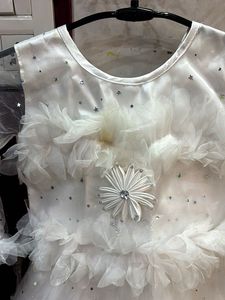 girls white frock