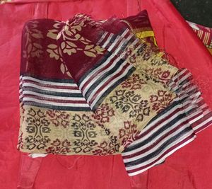 Unstitched Salwar Suit Dupatta Fabric Set Kurta