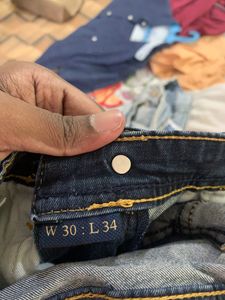 V Dot Jeans Size 30 Slim Fit