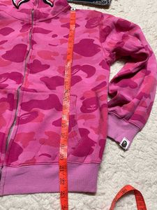 BAPE Pink Camo Shark Hoodie