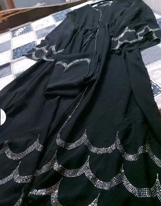 Elegant Black Ethnic Abaya