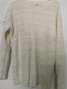 Cream Knit Sweater 3peice