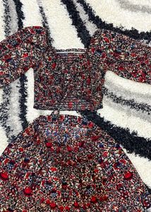 puffed  two piece outfit