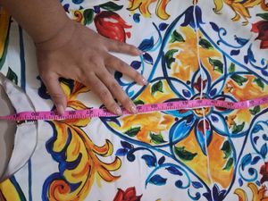 korean Floral Print Dress