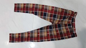 Checked Pants
